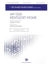 My Old Kentucky Home SATB choral sheet music cover